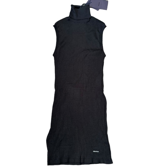 PRADA***Sleveeless Black Turtleneck****I 44 US 10***$1370 - Picture 7 of 13